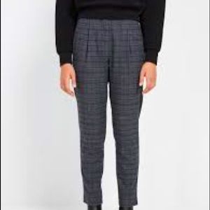 Frank and Oak The Grant Pleated Pant in Grey